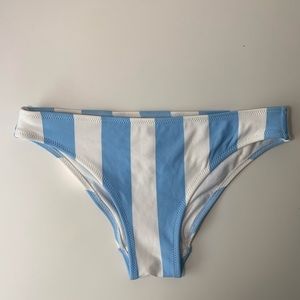 H&M Blue striped bikini bottom